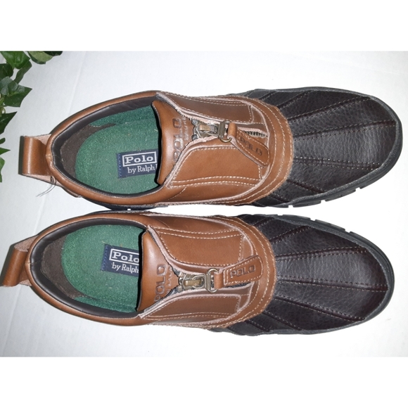 polo kewzip leather boot